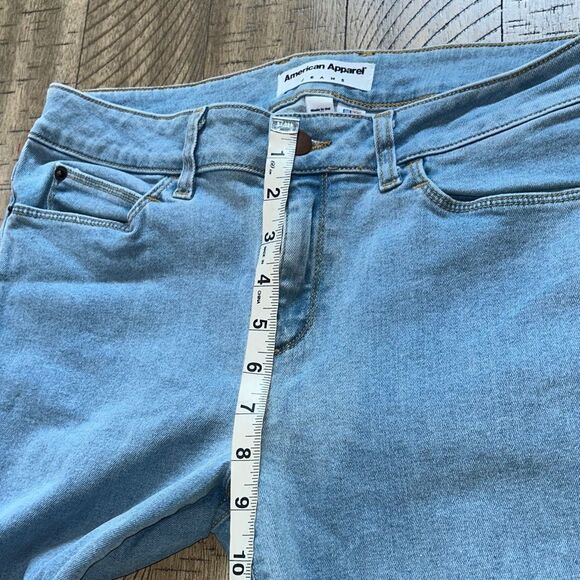 🇺🇸 American Apparel Women's 5 pockets Skinny Faded Jeans 👖 Made in USA 🇺🇸 - Picture 12 of 17
